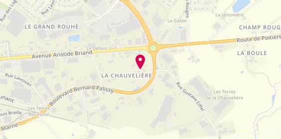 Plan de Renault Trucks, Zone Industrielle de la Chauvelière, 79200 Parthenay