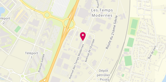 Plan de Boury Véhicules Industriels, 11 avenue des Temps Modernes, 86360 Chasseneuil-du-Poitou