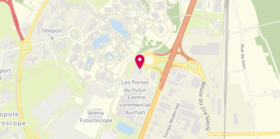 Plan de Norauto, Centre Commercial Auchan Les Portes du Futur, 86360 Chasseneuil-du-Poitou