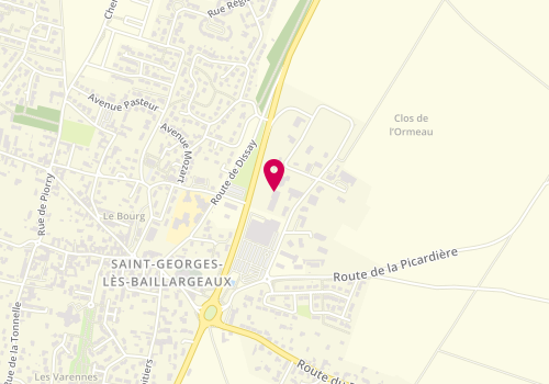 Plan de St Georges Automobiles, Av. Du Clos de l'Ormeau, 86130 Saint-Georges-lès-Baillargeaux