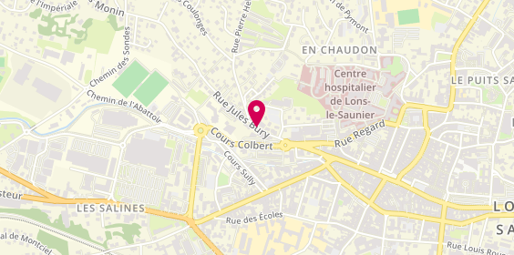 Plan de L'Expo Occasion, 11 Rue Jules Bury, 39000 Lons-le-Saunier