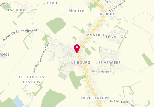Plan de Garage de Montret, Le Bourg, 71440 Montret