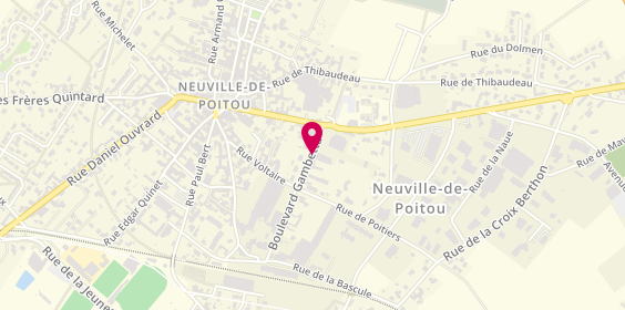 Plan de Amp Neuville, 4 Boulevard Gambetta, 86170 Neuville-de-Poitou