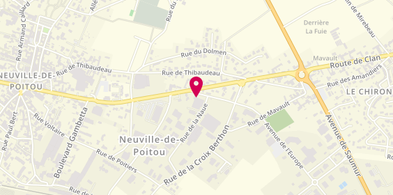 Plan de Point S, Zone Industrielle 
1 Rue de la Drouille, 86170 Neuville-de-Poitou