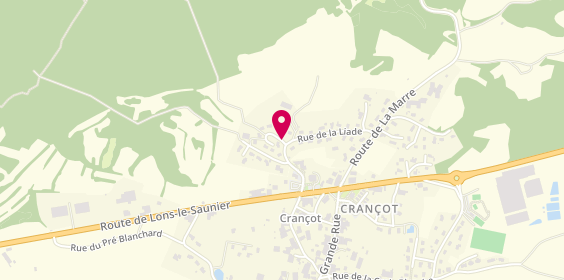 Plan de CHARNU Jean Philippe, Crancot 4 Rue Cressard, 39570 Hauteroche