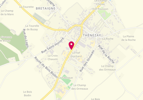 Plan de Guerin Location, 28 Rue de la Croix Chauvin, 79390 Thénezay