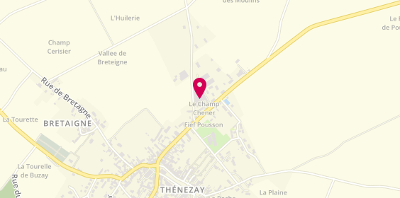 Plan de Boîtes Véhicules Services - Garage Poids Lourds, 45 Rue de Saint-Martin, 79390 Thénezay