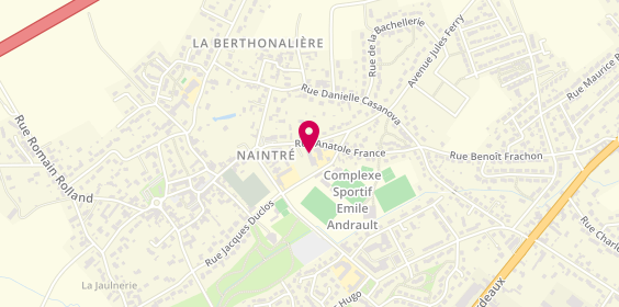 Plan de Motrio, 25 Rue Anatole France, 86530 Naintré