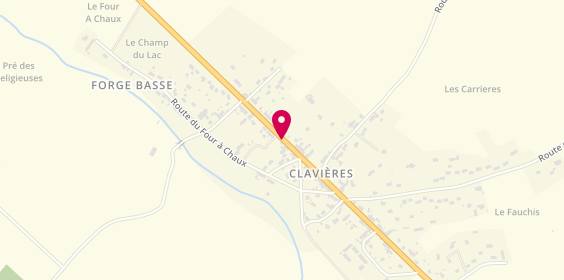 Plan de Dam's Auto, Clavieres 53 Route la Chatre, 36120 Ardentes
