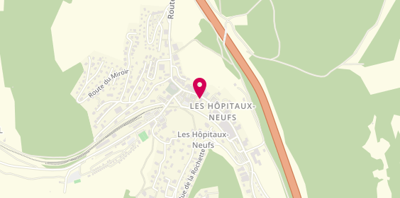 Plan de Garage Drezet, 4 Route de Lausanne, 25370 Les Hôpitaux-Neufs
