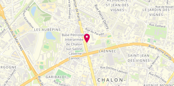 Plan de Speedy, 80 avenue de Paris, 71100 Chalon-sur-Saône