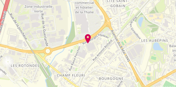 Plan de Autobernard, 5 Rue Georges Feydeau, 71100 Chalon-sur-Saône