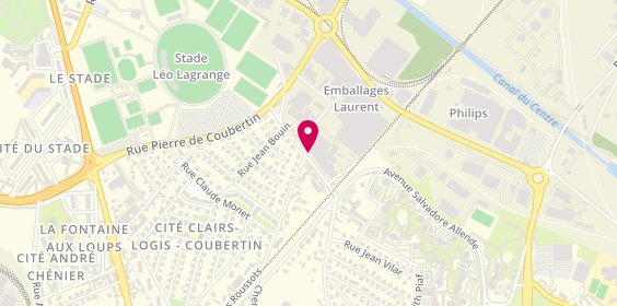 Plan de Garage Brizet, 100 Rue Bois de Menuse, 71100 Chalon-sur-Saône