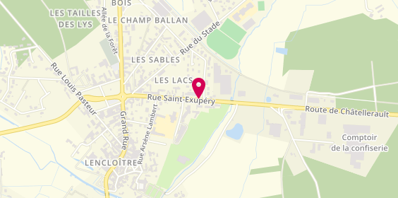 Plan de Access - TotalEnergies, 23 Saint Exupéry, 86140 Lencloître