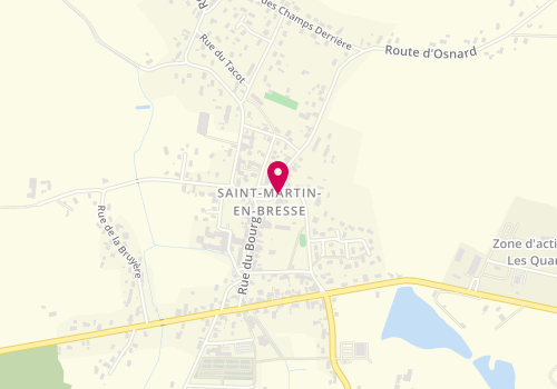 Plan de Garage de la Place, 2 place Louis Gaudillat, 71620 Saint-Martin-en-Bresse