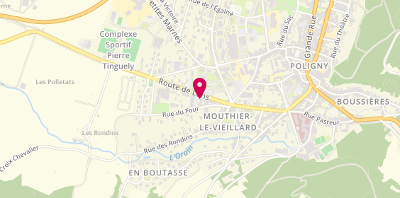 Plan de Automobiles Villet Bernard, 1 Route de Lons, 39800 Poligny