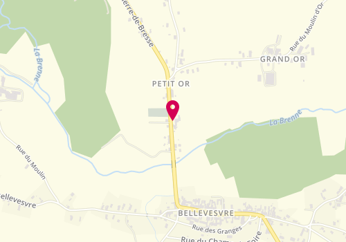 Plan de PSR AUTO - AutoFirst, 10 Route de Pierre de Bresse, 71270 Bellevesvre
