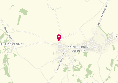 Plan de Duvault Pneus, 12 Rue de Mazenay, 71510 Saint-Sernin-du-Plain