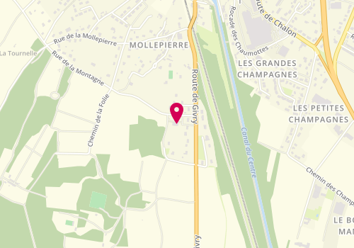 Plan de Eurorepar, 18 Route de Givry, 71150 Chagny