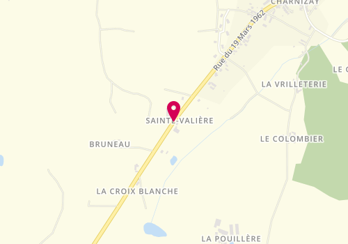Plan de Garage Pichard, 5 Sainte Vallière, 37290 Charnizay