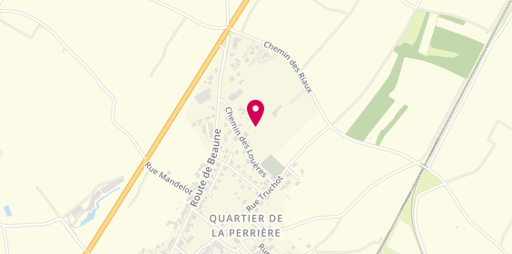 Plan de Jacquelin Freres, 8 Rue des Riaux, 21190 Corpeau