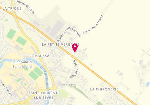 Plan de Saint Laurent Automobiles, Zae de la Paix
8 Route de Poitiers, 85290 Saint-Laurent-sur-Sèvre