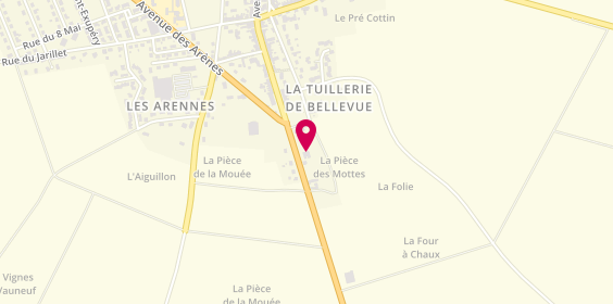 Plan de Access - TotalEnergies, 101 avenue du Général de Gaulle, 36110 Levroux