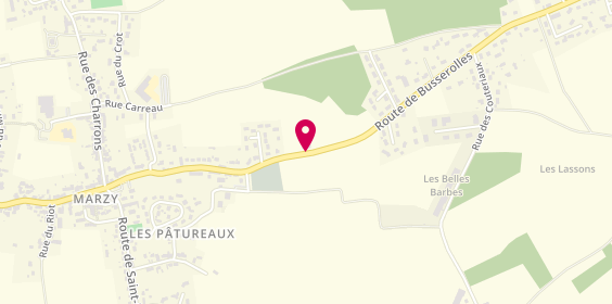 Plan de M. Le Gall Thierry, 41 Route de Busserolles, 58180 Marzy
