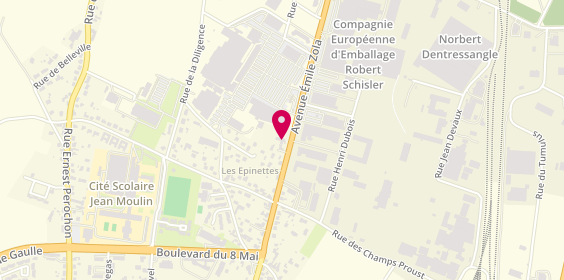 Plan de Groupauto, 141 avenue Emile Zola, 79100 Thouars