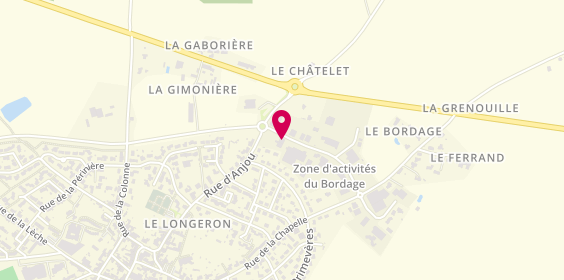 Plan de Fonteneau Automobiles, Boulevard du Bordage, 49710 Le Longeron