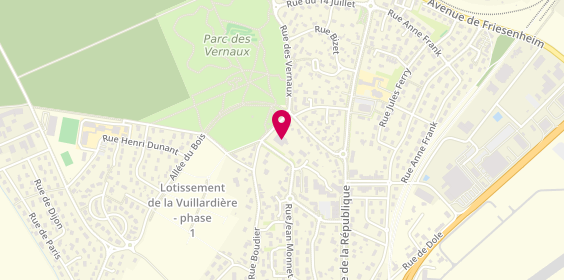 Plan de Carrosserie Pernet-Pralon, 86 Rue Boudier, 39500 Tavaux