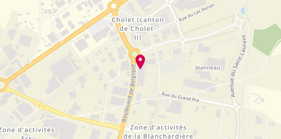 Plan de Profil Plus Cholet Pneus Industriel, 13 Boulevard de Belgique, 49300 Cholet