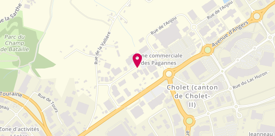Plan de Garage des Pagannes, 7 Rue des Pagannes, 49300 Cholet