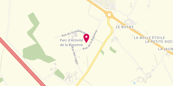 Plan de DG Auto Services, 10 Rue de la Bayonne, 44140 Montbert
