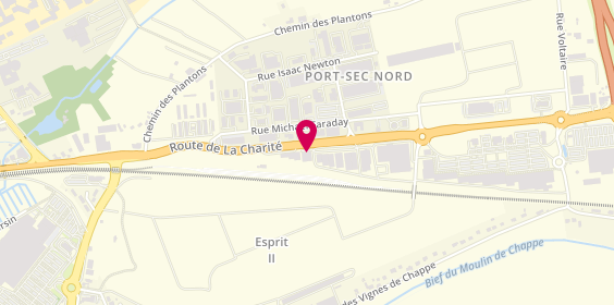 Plan de Centre Auto Feu Vert, 6 Route de la Charité N151, 18000 Bourges