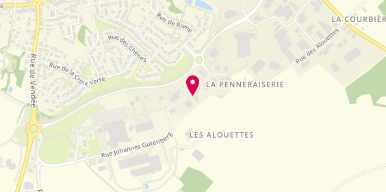Plan de Service Distribution Pièces, Rue Denis Papin, 49450 Sèvremoine