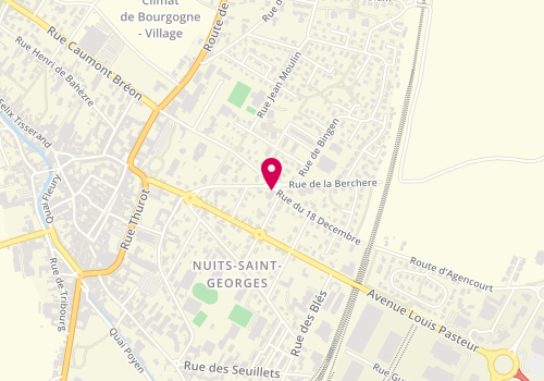 Plan de Chifflot Automobiles, 18 Rue du 18 Décembre, 21700 Nuits-Saint-Georges