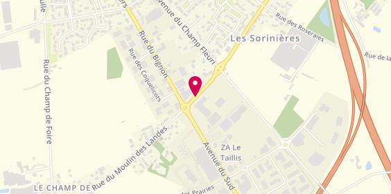 Plan de Steima Plsn, 5 Rue du Moulin des Landes, 44840 Les Sorinières