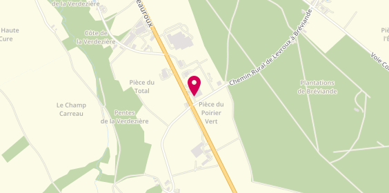 Plan de Agent Peugeot, Route de Châteauroux, 36600 Valençay