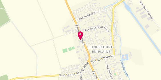 Plan de Agent Peugeot - Service, 20 Route de Dijon, 21110 Longecourt-en-Plaine