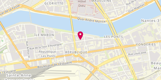 Plan de Garage République, 12 Rue la Tour d'Auvergne, 44200 Nantes