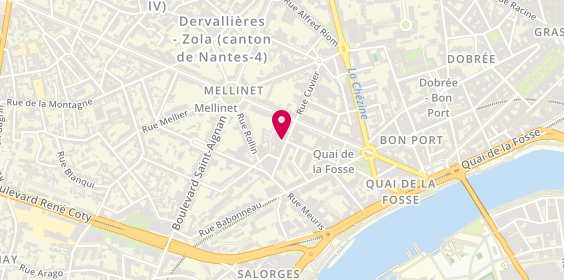 Plan de Garage de l'Abbaye-Lemaitre, 4 Bis Rue Chaptal, 44100 Nantes