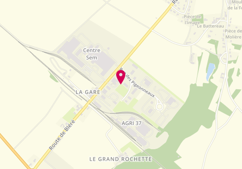 Plan de Eco Passion, Zone Industrielle la Gare Rue Pigeonneaux, 37310 Reignac-sur-Indre