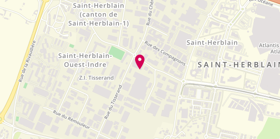 Plan de Top Garage, 9 Rue du Charron, 44800 Saint-Herblain