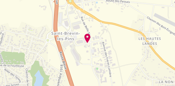 Plan de Vroom Motor Service, Avenue des Freres Lumière, 44250 Saint-Brevin-les-Pins