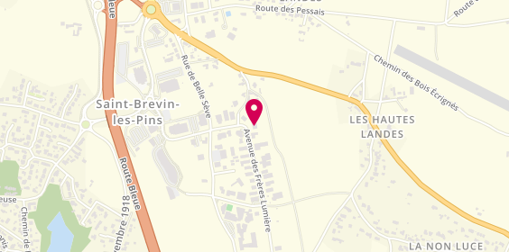 Plan de Axess Automobile, 17 avenue des Frères Lumière, 44250 Saint-Brevin-les-Pins