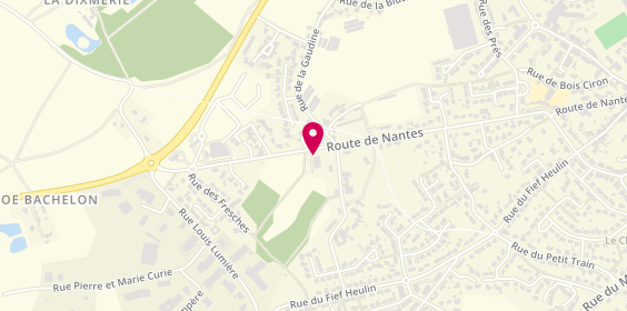 Plan de Garage Brisset Barina, Le
72 Route de Nantes, 44430 Le Loroux-Bottereau