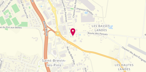Plan de DM Automobiles, 4 Route des Pessais, 44250 Saint-Brevin-les-Pins