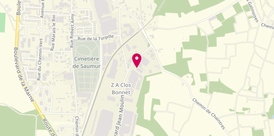 Plan de A Point C, Boulevard Jean Moulin, 49400 Saumur