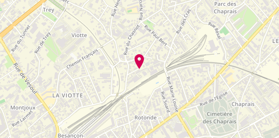 Plan de Mjmécanique, 34 Bis Rue du Chasnot, 25000 Besançon
